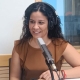 La presidenta del Colegio Profesional de Logopedas de Canarias, Susana Nieto, en una intervención en la radio. / COLC